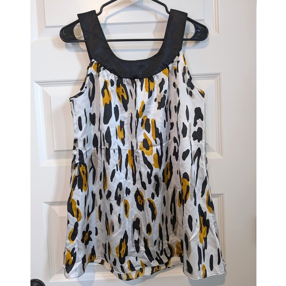 M by M Kalan Leopard Satin Top